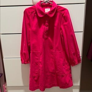 Crewcuts Vibrant Pink Corduroy Dress
